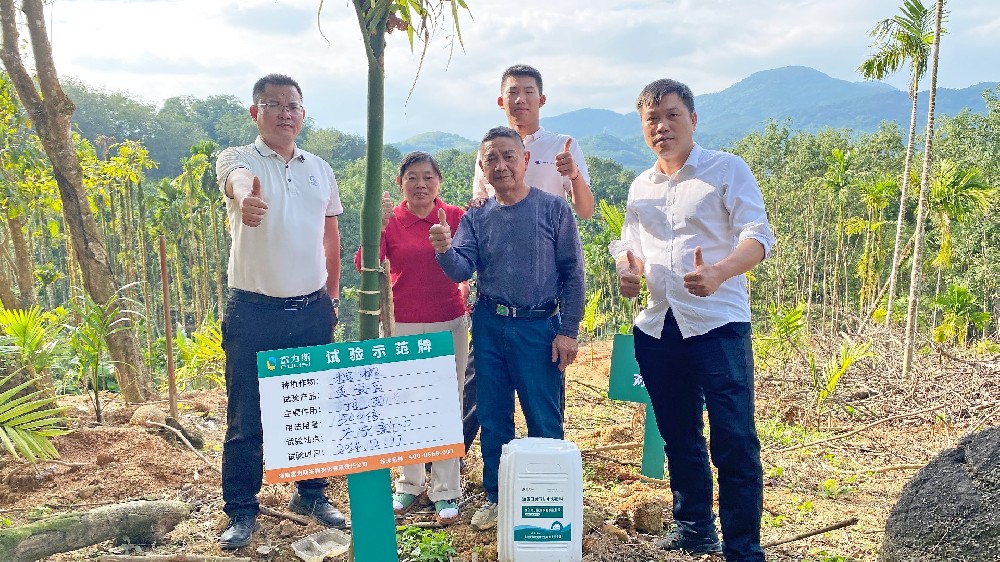 富力施魚蛋白肽有機(jī)水溶肥料，多場試驗示范證明其效果顯著
